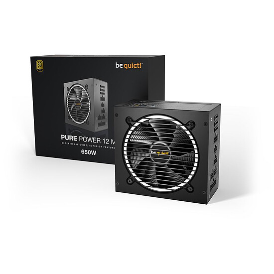 Alimentation PC be quiet! Pure Power 12 M 650W