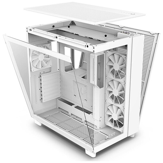 Boîtier PC NZXT H9 Flow - Blanc - Autre vue