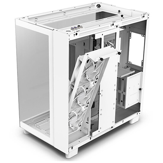 Boîtier PC NZXT H9 Flow - Blanc - Autre vue