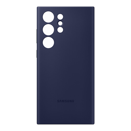 Coque et housse Samsung Coque Silicone Bleu - Galaxy S23 Ultra