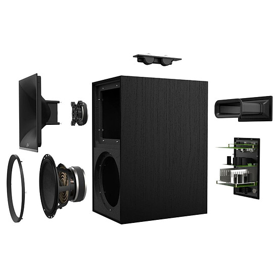 Enceinte sans fil Klipsch The Sevens Noir - Enceinte compacte - Autre vue