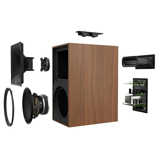 Enceinte sans fil Klipsch The Sevens Noyer - Enceinte compacte  - Autre vue