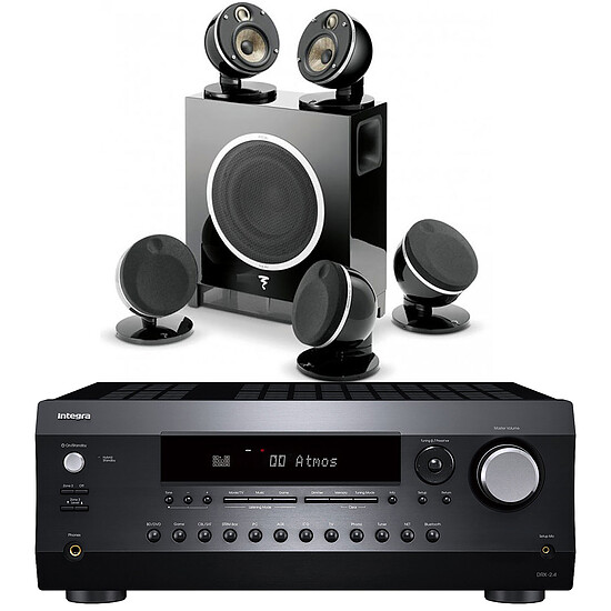 Integra DRX 2.4 Noir + Focal Dôme Flax Pack 5.1 Noir