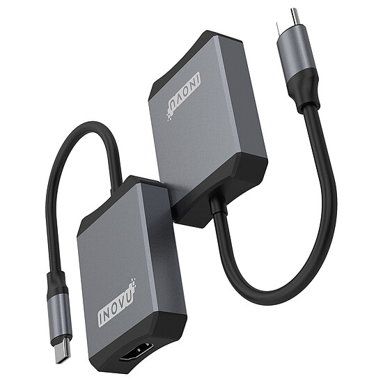 Adaptateur HDMI INOVU Adaptateur USB-C vers HDMI 4K @ 60 Hz - Autre vue