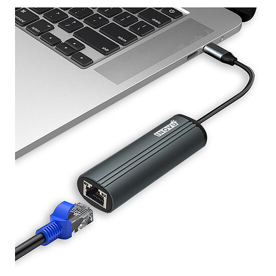 Carte réseau INOVU Adaptateur USB 3.0 vers Gigabit Ethernet avec Power Delivery 100W - Autre vue