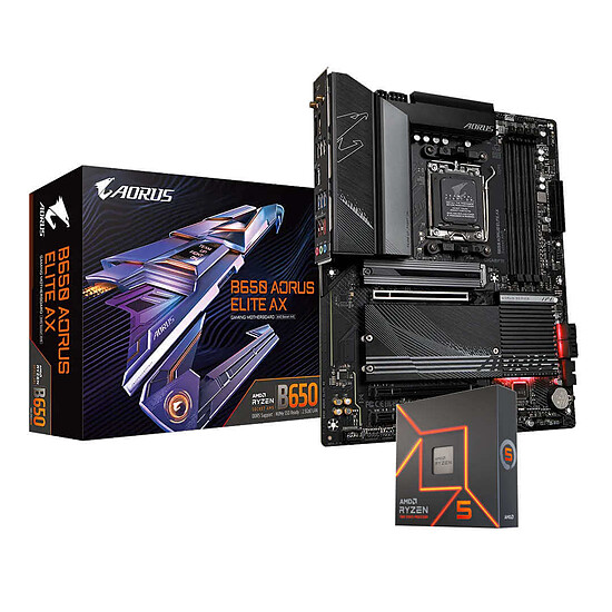 Kit upgrade PC AMD Ryzen 5 7600X - Aorus B650