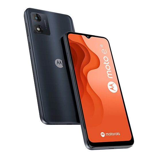 Smartphone et téléphone mobile Motorola Moto E13 Noir - 64 Go