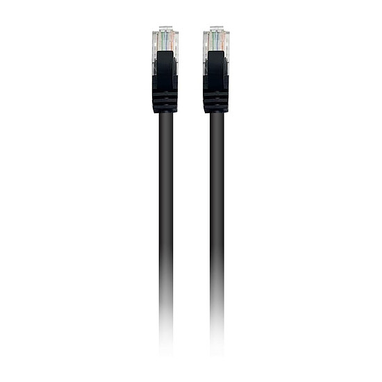 Câble RJ45 Textorm Câble RJ45 CAT 6 FTP (noir) - 0.2 m - Autre vue