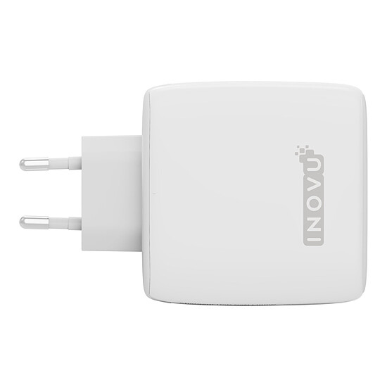 Chargeur INOVU Chargeur Secteur 100W  3 en 1 (USB-A + 2 x USB-C) Power Delivery, GaN - Autre vue