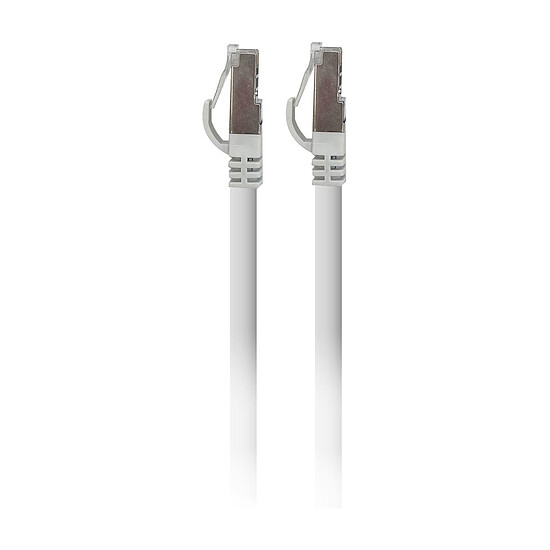 Câble RJ45 Textorm Câble RJ45 CAT 6 FTP (blanc) - 2 m - Autre vue