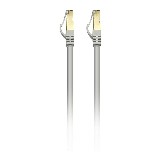 Câble RJ45 Textorm Câble RJ45 CAT 7 SSTP (blanc) - 1 m - Autre vue