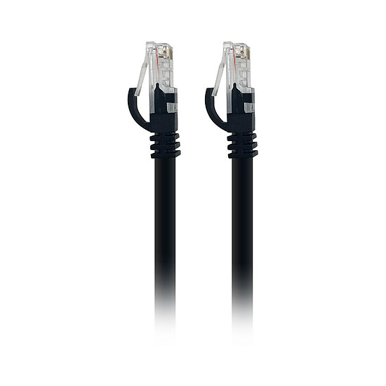 Câble RJ45 Textorm Câble RJ45 CAT 5E UTP (noir) - 5 m - Autre vue