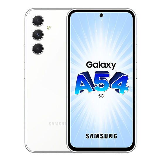 Smartphone Samsung Galaxy A54 5G (Blanc) - 128 Go