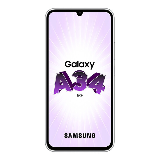 Smartphone reconditionné Samsung Galaxy A34 5G (Argent) - 128 Go · Reconditionné - Autre vue