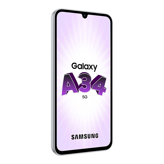 Smartphone reconditionné Samsung Galaxy A34 5G (Argent) - 128 Go · Reconditionné - Autre vue