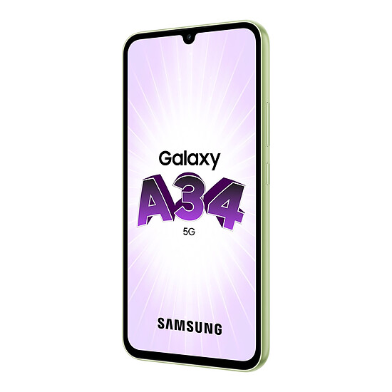 Smartphone reconditionné Samsung Galaxy A34 5G (Lime) - 128 Go · Reconditionné - Autre vue