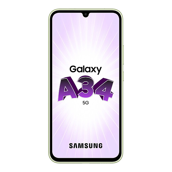 Smartphone reconditionné Samsung Galaxy A34 5G (Lime) - 128 Go · Reconditionné - Autre vue