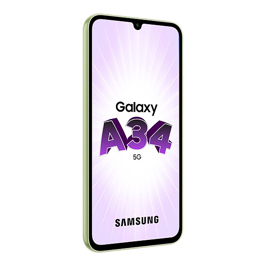 Smartphone reconditionné Samsung Galaxy A34 5G (Lime) - 128 Go · Reconditionné - Autre vue