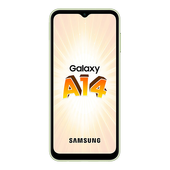 Smartphone reconditionné Samsung Galaxy A14 (Lime) - 64 Go - 4 Go · Reconditionné - Autre vue