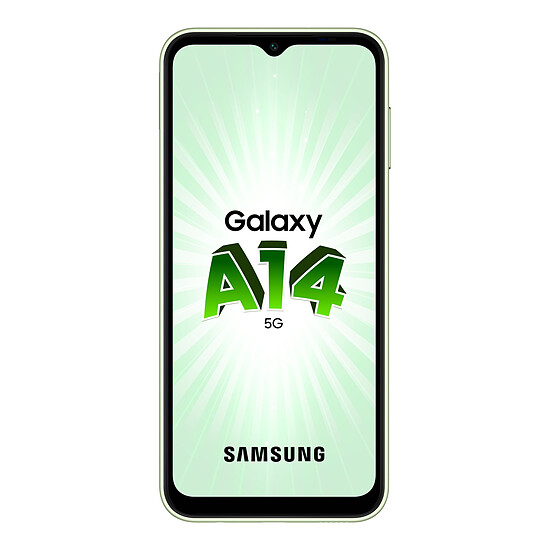 Smartphone reconditionné Samsung Galaxy A14 5G (Lime) - 128 Go - 4 Go · Reconditionné - Autre vue