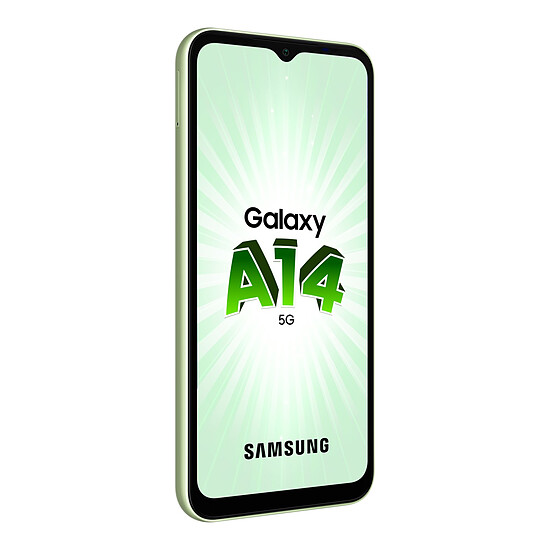 Smartphone reconditionné Samsung Galaxy A14 5G (Lime) - 128 Go - 4 Go · Reconditionné - Autre vue