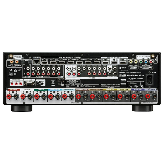 Ampli Home-Cinéma DENON AVC-X4800H Noir - Autre vue