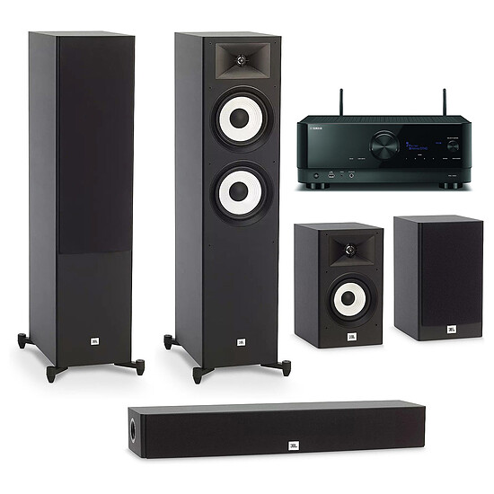 Enceintes HiFi / Home-Cinéma Yamaha RX-V6A Noir + JBL Pack Stage 5.0 A190 Noir