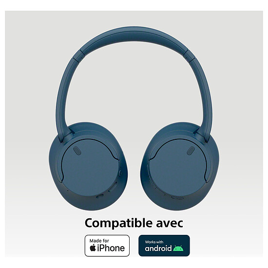 Casque Audio Sony WH-CH720 Bleu - Autre vue