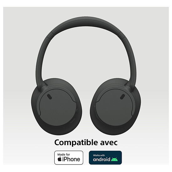 Casque Audio Sony WH-CH720 Noir - Autre vue