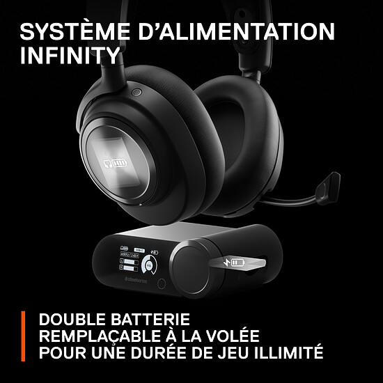 Casque micro SteelSeries Arctis Nova Pro Wireless - Noir - Autre vue