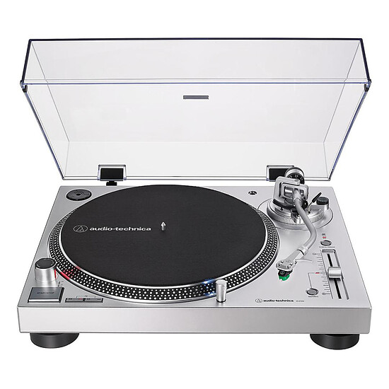 Mini-chaine Audio-Technica AT-LP120XUSB Argent + Klipsch The Sevens Noyer - Autre vue