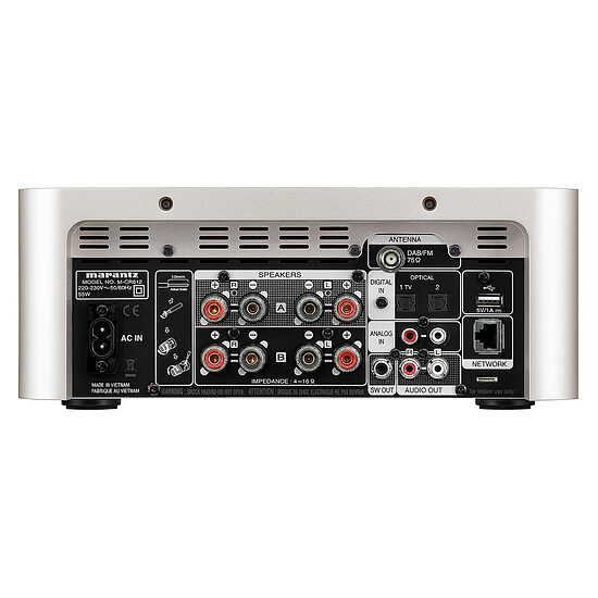 Mini-chaine Marantz Melody X M-CR612 Argent/Or + Davis Acoustics Ariane 1 Noyer - Autre vue