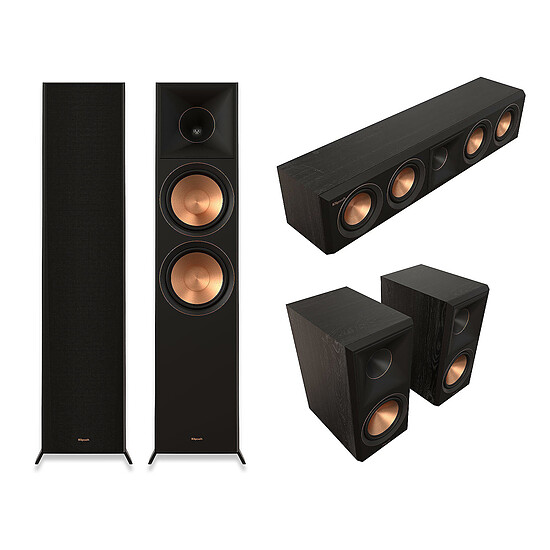 Ensemble Home-Cinéma Yamaha RX-A4A Noir + Klipsch Pack HCM RP-8000F II Ebène - Autre vue