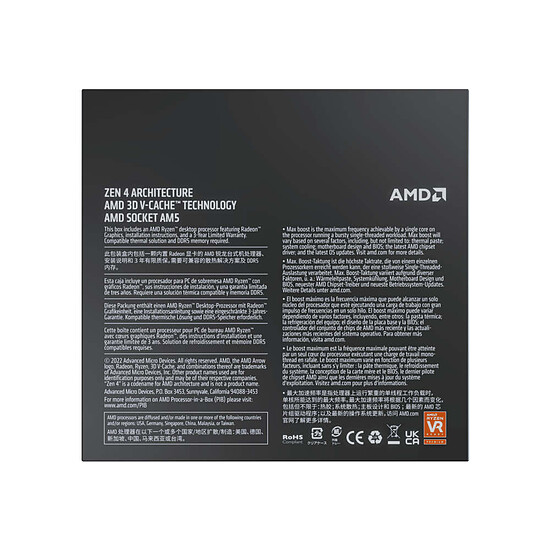 Processeur AMD Ryzen 7 7800X3D (4.2 GHz) - Autre vue