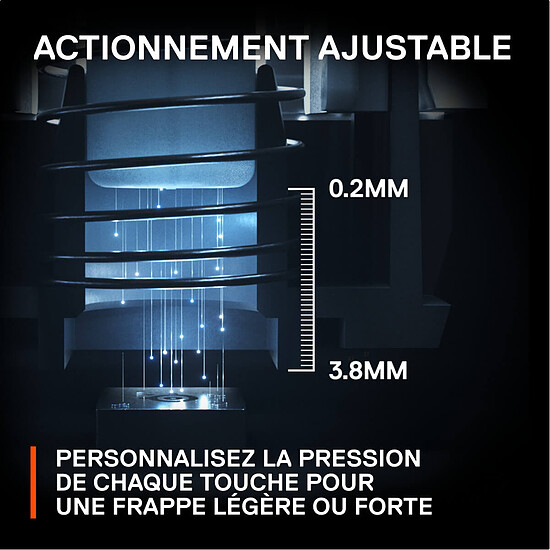 Clavier PC SteelSeries Apex Pro TKL Wireless 2023 - SteelSeries OmniPoint 2.0 - Autre vue