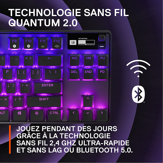 Clavier PC SteelSeries Apex Pro TKL Wireless 2023 - SteelSeries OmniPoint 2.0 - Autre vue