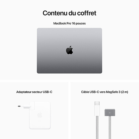 MacBook reconditionné Apple MacBook Pro M2 Pro 16" Gris sidéral 16Go/512 Go (MNW83FN/A) · Reconditionné - Autre vue