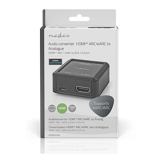 Accessoires HDMI Nedis Convertisseur audio digital HDMI eARC vers RCA + 3.5 mm - Autre vue