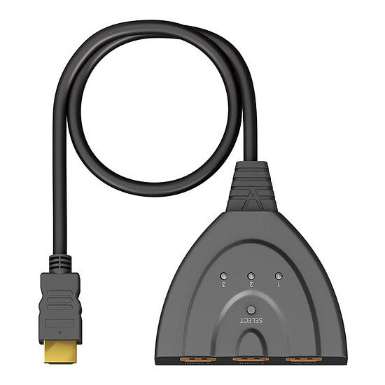 Switch HDMI Goobay Switch HDMI manuel 3 vers 1  - Autre vue