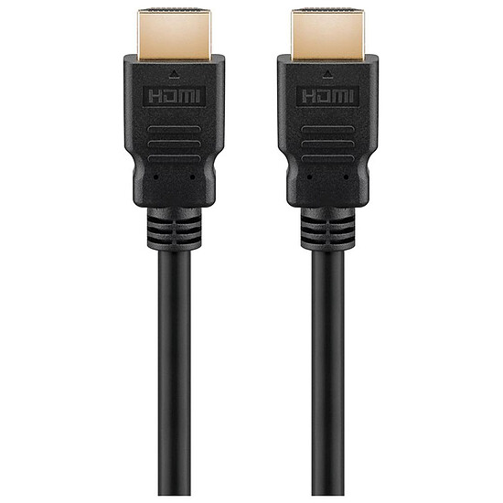 Câble HDMI Goobay High Speed HDMI 2.0 Cable with Ethernet - 0.5 m - Autre vue