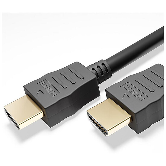 Câble HDMI Goobay High Speed HDMI 2.0 Cable with Ethernet - 0.5 m - Autre vue