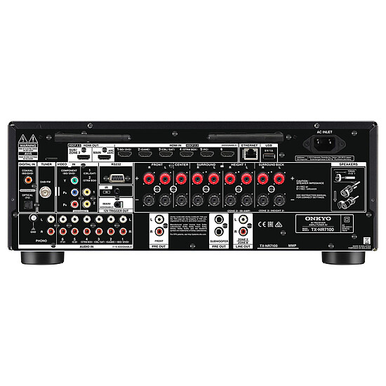 Ampli Home-Cinéma Onkyo TX-NR7100B Noir  - Autre vue