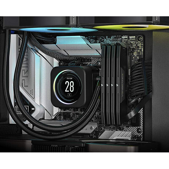 Mémoire RAM Corsair Vengeance Black - 2 x 16 Go (32 Go) - DDR5 6000 MHz - CL30 - Autre vue