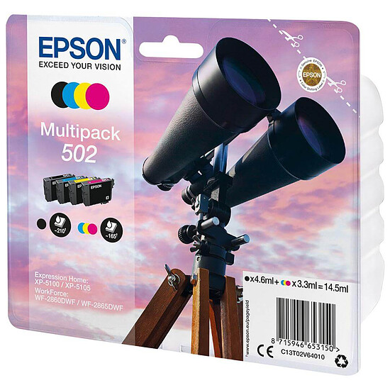 Cartouche d'encre Epson Jumelles 502 - Autre vue
