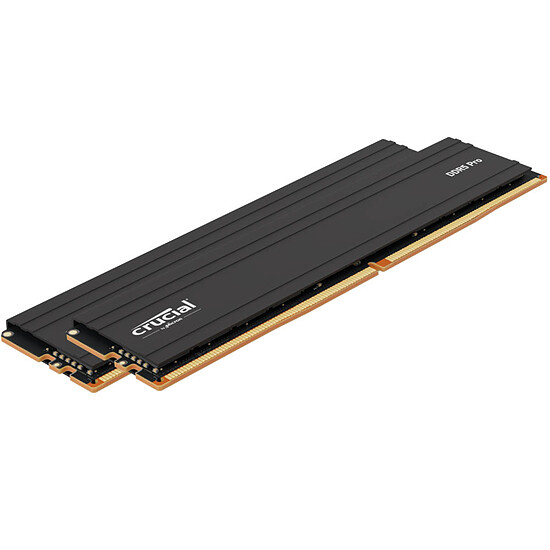 Mémoire RAM Crucial Pro - 2 x 16 Go (32 Go) - DDR5 5600 MHz - CL46 - Autre vue