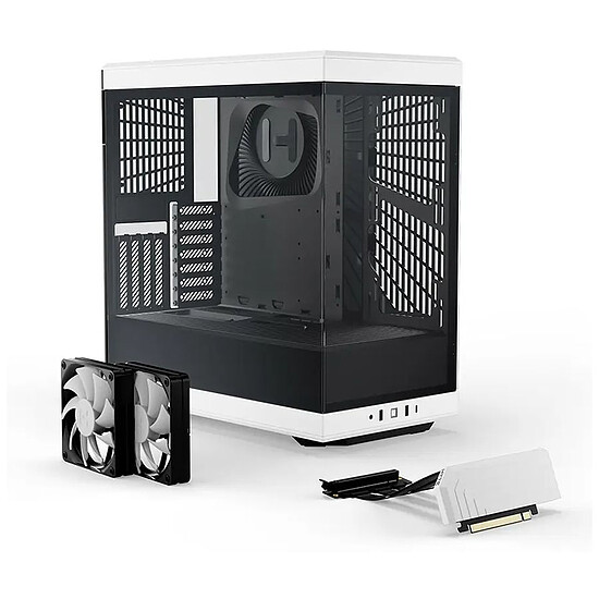 Boîtier PC Hyte Y40 - Blanc - Autre vue