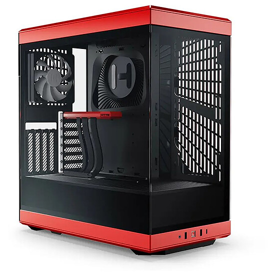 Boîtier PC Hyte Y40 - Rouge - Autre vue