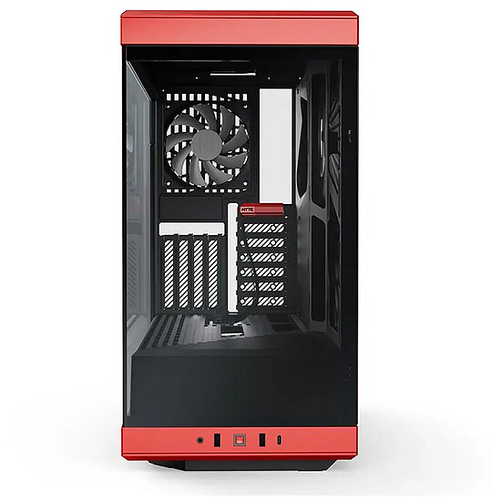 Boîtier PC Hyte Y40 - Rouge - Autre vue