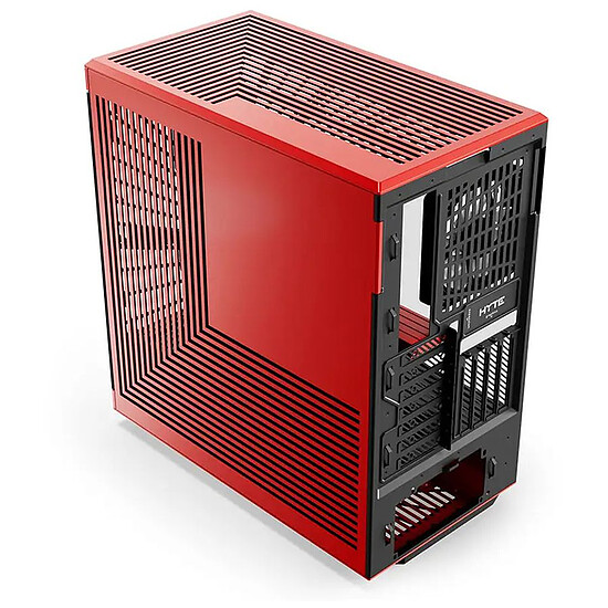 Boîtier PC Hyte Y40 - Rouge - Autre vue