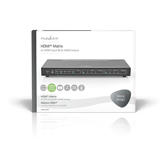Switch HDMI Nedis VMAT3482AT - Autre vue
